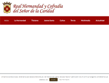 Tablet Screenshot of hermandaddelacaridad.org